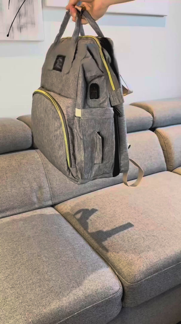 Load video: Whether you’re at home, traveling, or on the go, the BABYBAG™ Premium Collection is your all-in-one solution for comfort, convenience, and peace of mind.